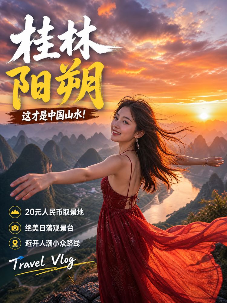 抖阴旅行视频-桂林阳朔旅行视频演示